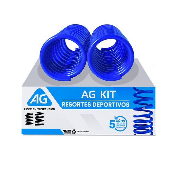 Resortes Deportivos AG Kit Mitsubishi Lancer 2002-2007 Traseros