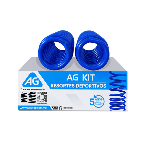 Resortes Deportivos AG Kit Honda Civic 1996-2000 Par Delantero