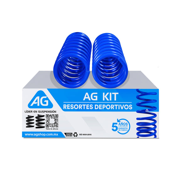 Resortes Deportivos AG Kit Honda Civic 96-00 Par Trasero