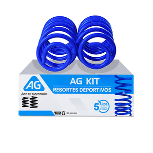 Resortes Deportivos AG Kit Mini Cooper (Incluye "S" Model, R50, R52 ,R53) 2002-2006 Traseros