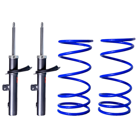 Kit Deportivo Resortes Ag Kit y Amortiguadores Ag Shox Peugeot 206+ 99-08 Kit 4 Piezas