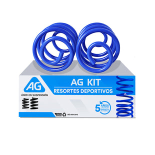 Resortes Deportivos AG Kit Renault Clio 2001-2011 Par Trasero