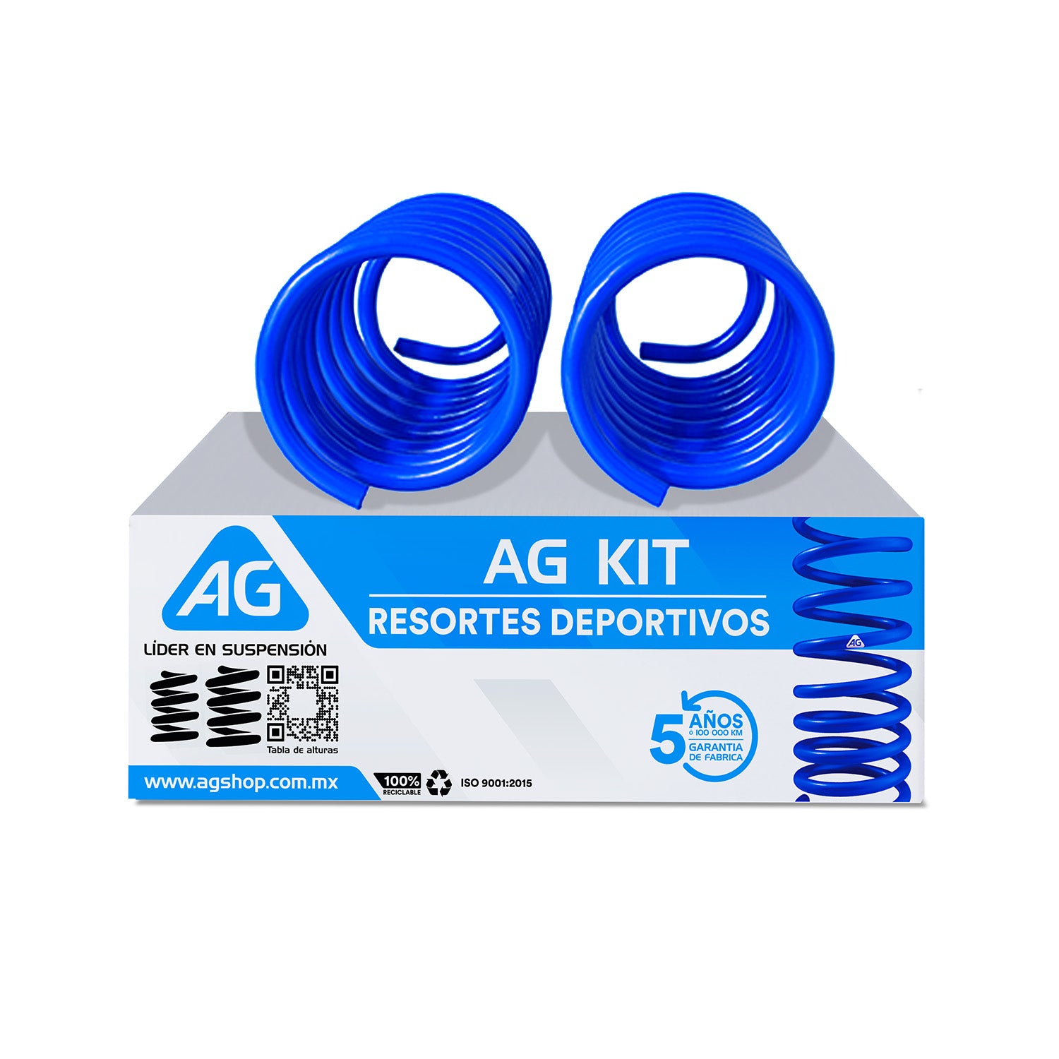 Resortes Deportivos Ag Kit Volkswagen Caribe 80-87 Delantero