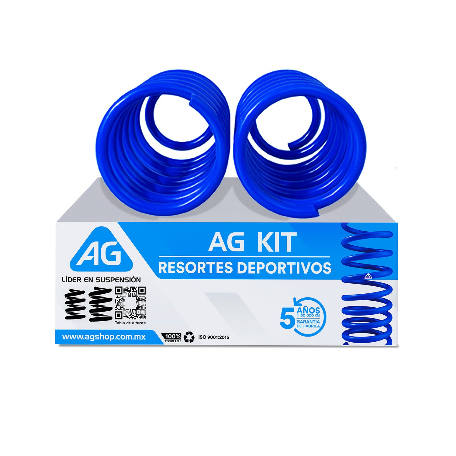 Resortes Deportivos AG Kit Volkswagen Golf A2 Aro grande 1987-1992 Delanteros