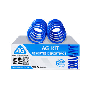 Resortes Deportivos AG Kit Nissan Tiida 2006-2018 Par Delantero