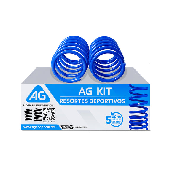 Resortes Deportivos AG Kit Nissan Tiida 2006-2018 Par Delantero