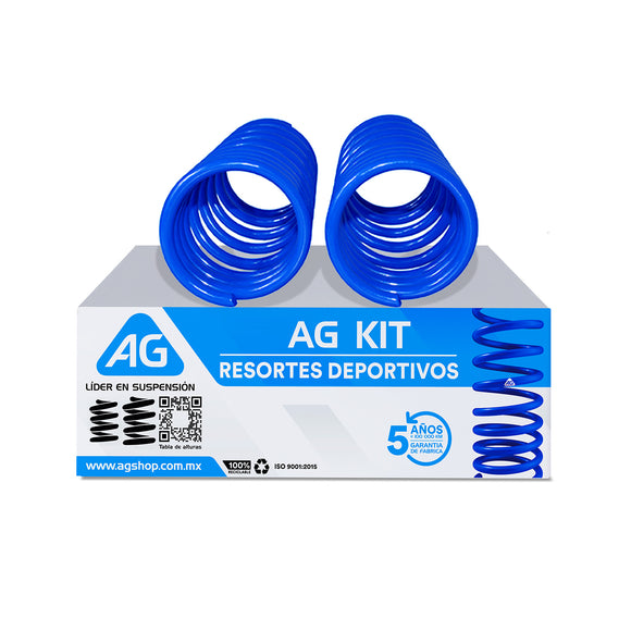 Resortes Deportivos AG Kit Nissan Micra 2011-2018 Delanteros