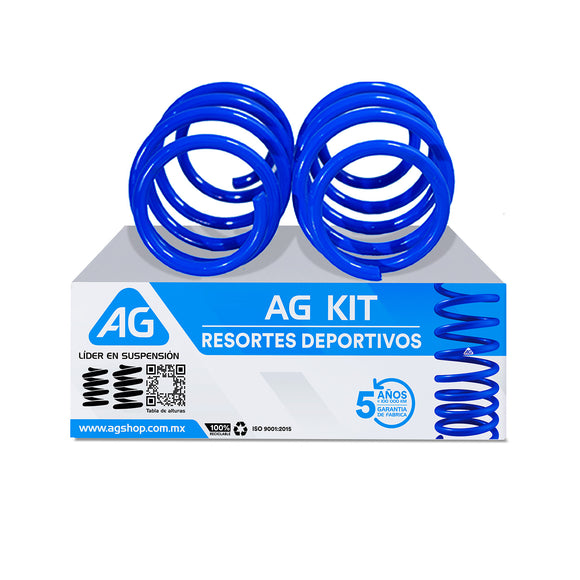 Resortes Deportivos AG Kit Volkswagen Gol 07-17 Delanteros