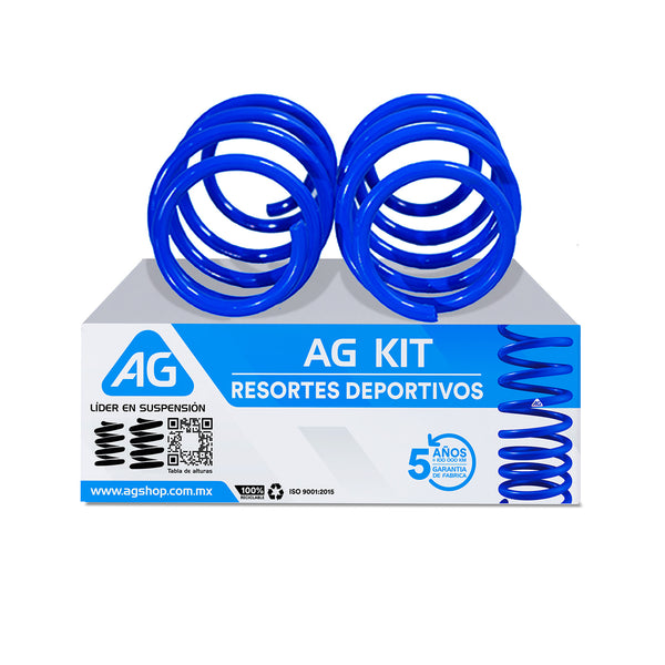Resortes Deportivos Ag Kit Vw Gol Todos Delanteros