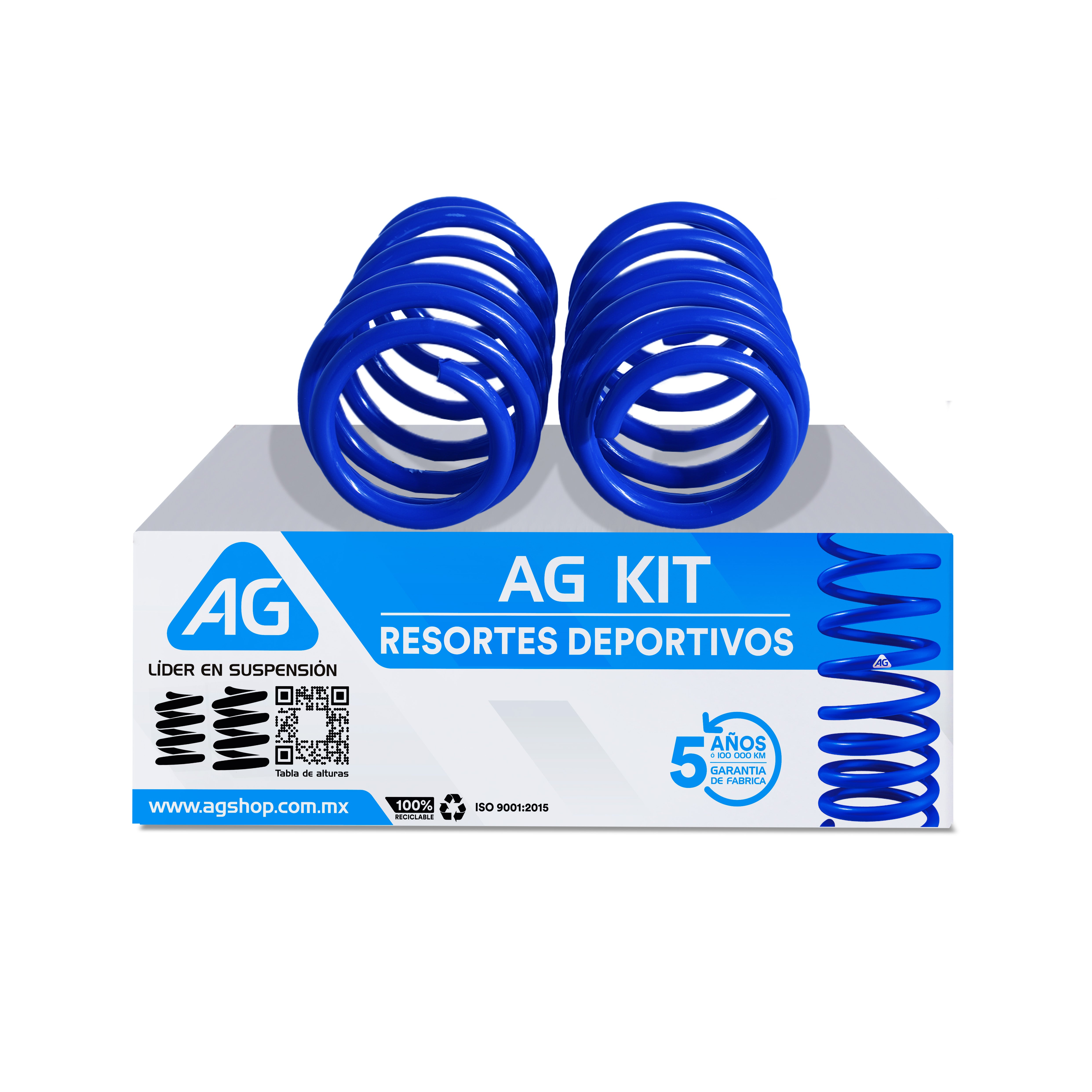 Resortes Deportivos AG Kit Seat León II 2005-2012 Delanteros