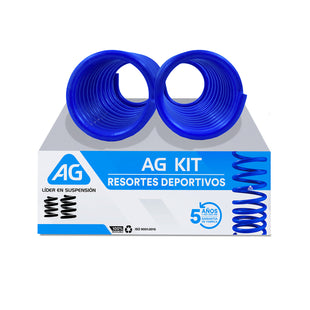 Resortes Deportivos AG Kit Mitsubishi Lancer 2008-2015 Traseros