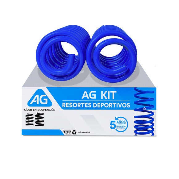 Resortes Deportivos AG Kit Renault Logan 2007-2013 Traseros
