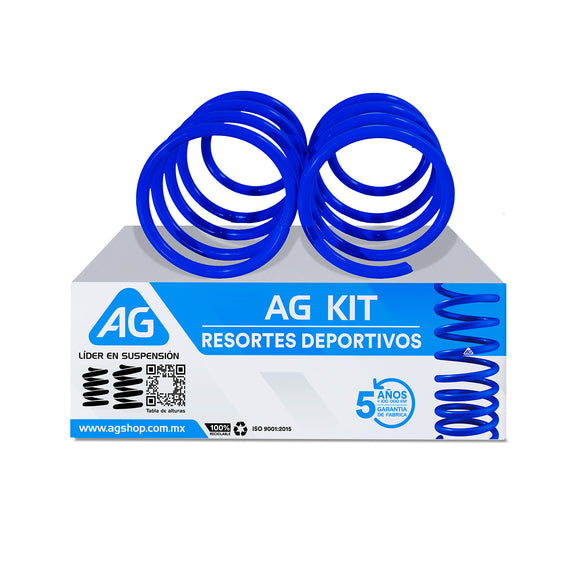 Resortes Deportivos AG Kit Vw Pointer 1996-2012 Delanteros