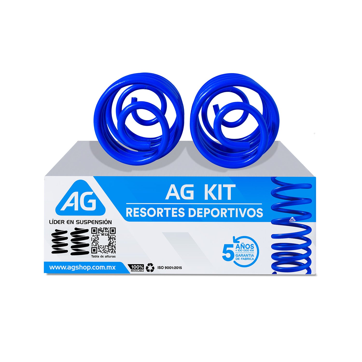 Resortes Deportivos AG Kit Vw Saveiro Todos Traseros