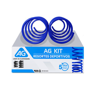 Resortes Deportivos AG Kit Ford Mustang GT V8, Shelby 2005-2014 Delanteros