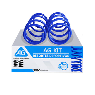 Resortes Deportivos AG Kit Mercedes Benz C250/300/350 08-12 Par Delantero