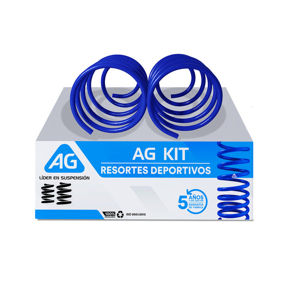 Resortes Deportivos AG Kit Porsche 911, 997 (Turbo) 2006-2012 Par Delantero