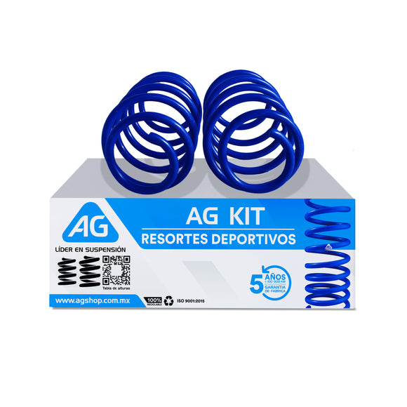 Resortes Deportivos AG Kit Chevrolet Sonic 2012-2019 Par Delantero