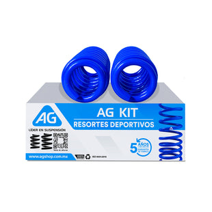 Resortes Deportivos AG Kit Chevrolet Beat 2007-2018 Delanteros