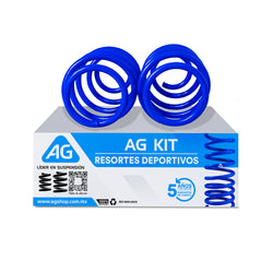 Resortes Deportivos AG Kit Vw Polo Nuevo 2011-2017 Tras