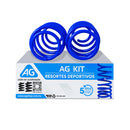 Resortes Deportivos AG Kit VW Vento 2014- 2022 Par delantero-1