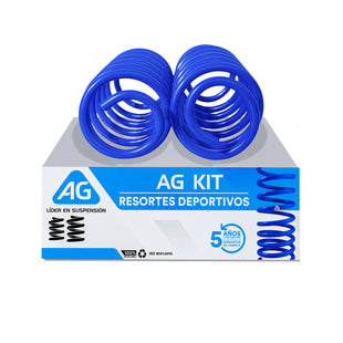 Resortes Deportivos AG Kit Ford Figo 2016-2020 Traseros