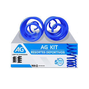 Resortes Deportivos AG Kit Chevrolet Tornado 2004-2011 Par Trasero