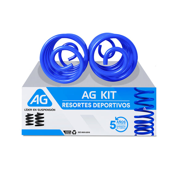 Resortes Deportivos AG Kit Chevrolet Tornado 2004-2011 Par Trasero