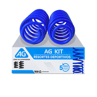 Resortes Deportivos AG Kit Volkswagen Jetta A7 2019-2026 Par Trasero