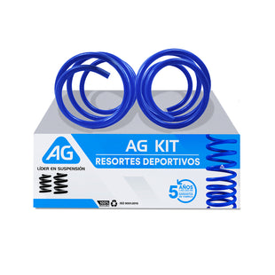 Resortes Deportivos AG Kit Honda Civic 16-20 Par Delantero