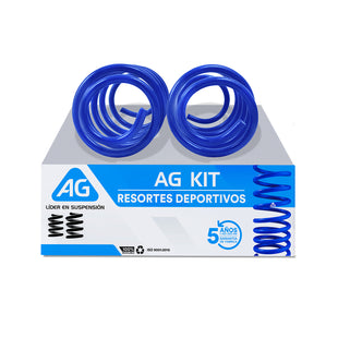 Resortes Deportivos AG Kit Honda Civic 16-20 Par Trasero