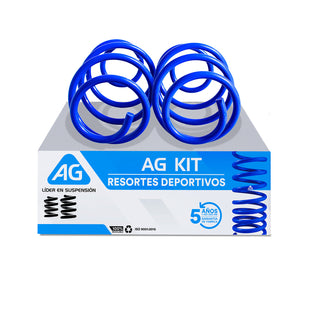 Resortes Deportivos AG Kit Mercedes Clase A200 2013-2019 Par Trasero