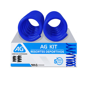 Resortes Deportivos AG Kit Ford Mustang Ecobost 4.0 Cil 2015-2021 Delanteros