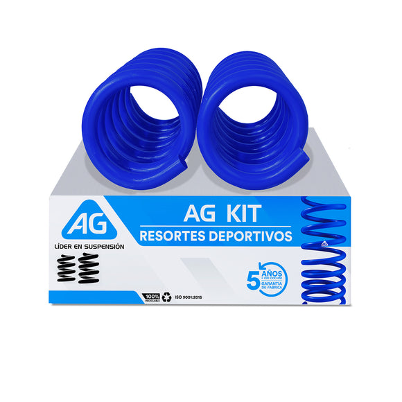 Resortes Deportivos AG Kit Ford Mustang Ecobost 4.0 Cil 2015-2021 Delanteros