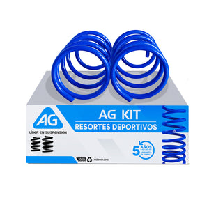 Resortes Deportivos AG Kit Mazda 3 (Primera generación) (Excepto Turbo) 2003-2008 Delanteros