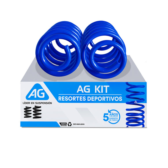 Resortes Deportivos AG Kit Renault Kwid (Hatchback) 2017-2023 Traseros