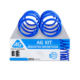 Resortes Deportivos AG Kit Toyota Yaris (Tercera generación) 2015-2017 Delanteros