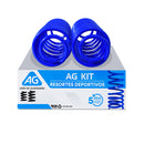 Resortes Deportivos AG Kit Ford Fiesta 03-06 Par Delantero-1