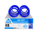 Resortes Deportivos AG Kit Ford Fiesta 03-06 Par Trasero-1