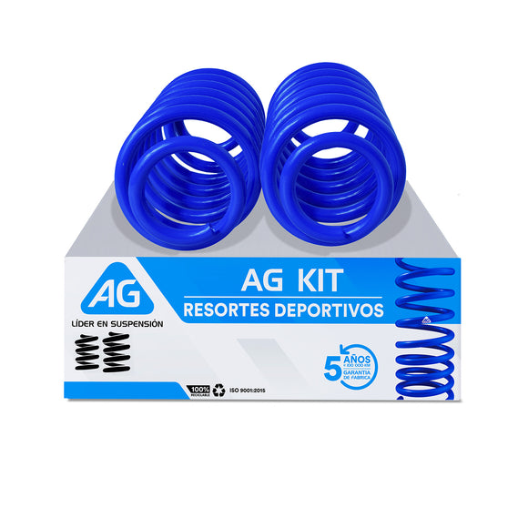 Resortes Deportivos AG Kit Volkswagen Vento 2014-2022 Traseros