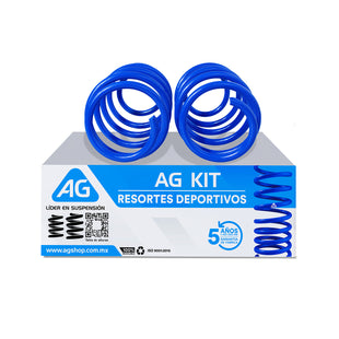 Resortes Deportivos AG Kit Seat Córdoba, Polo, Lupo 2003-2008 Par Delantero