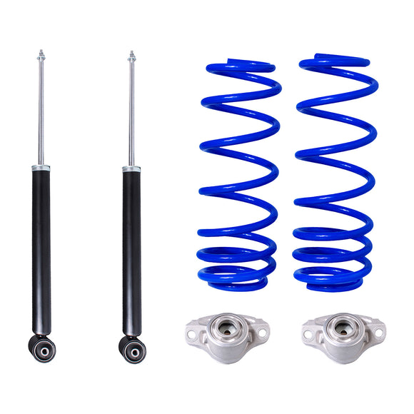 Amortiguadores Originales, Resortes Deportivos y Bases AG Seat Ibiza 6F (Buje 10 mm) 2018-2023 Traseros