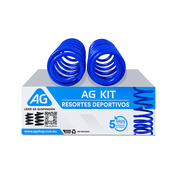 Resortes Deportivos AG Kit Seat Córdoba, Polo, Lupo 02-08 Par Trasero