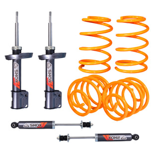 Kit Deportivo Resortes Ag Xtreme y Amortiguadores Ag Shox Chevrolet Chevy All Kit 8 Piezas