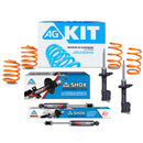 Kit Deportivo Resortes Ag Xtreme y Amortiguadores Ag Shox Chevrolet Corsa All Kit 8 Piezas-1