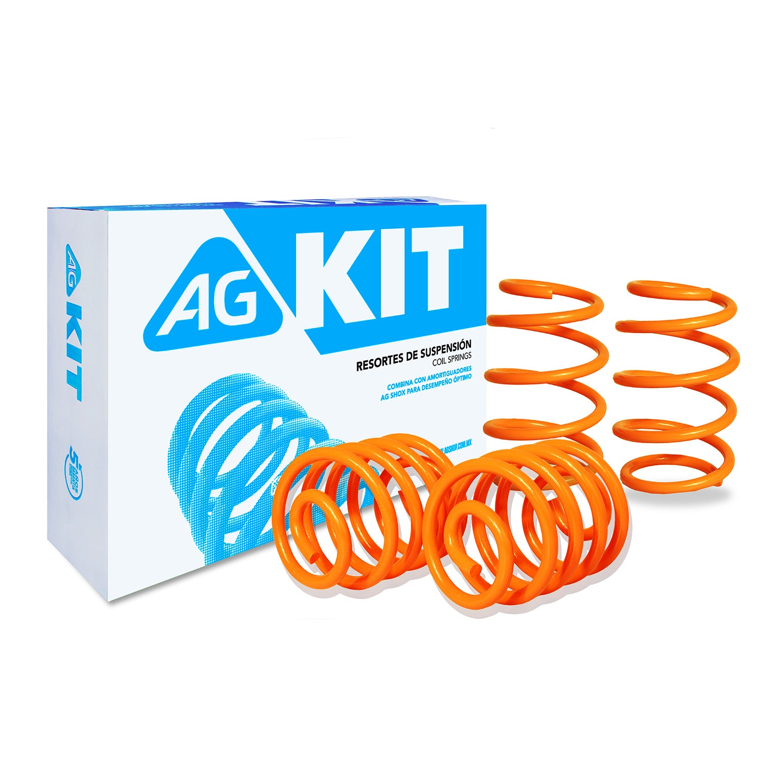 Resortes Deportivos AG Xtreme Chevrolet Corsa 2003-2009 Kit 4 Piezas