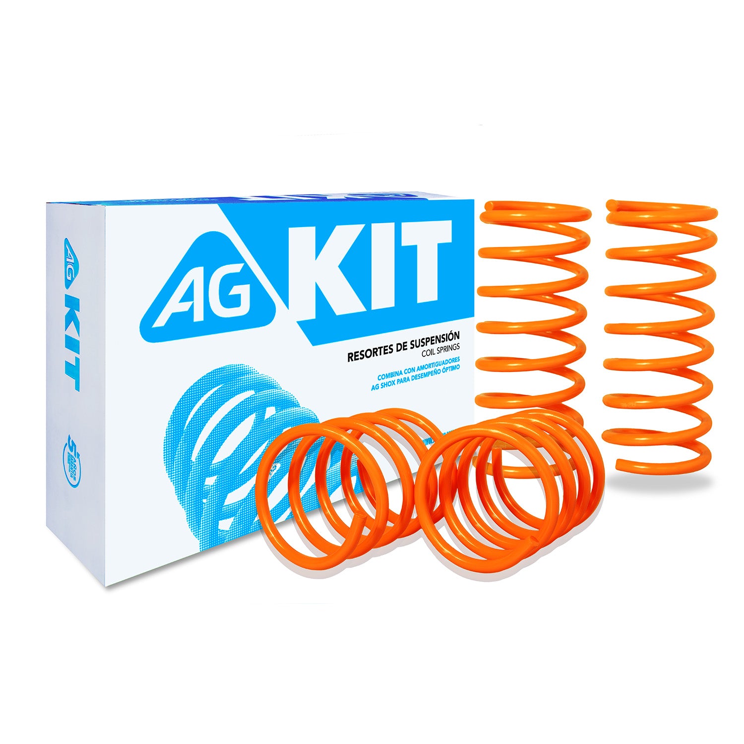 Resortes Deportivos AG Xtreme Ford Ka 97-07 Kit 4 Piezas