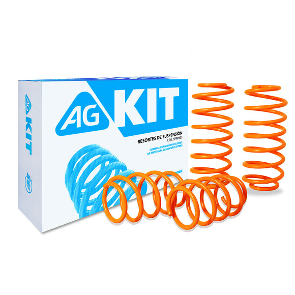 Resortes Deportivos AG Xtreme Ford Fiesta Iii 03-10 Kit 4 Piezas