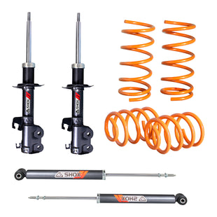 Resortes Deportivos y Amortiguadores Deportivos AG Nissan Versa I 2012-2019 Delanteros y Traseros