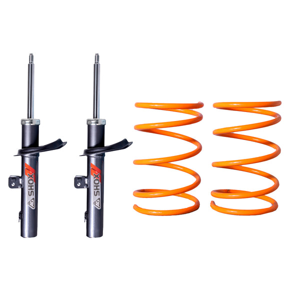 Kit Deportivo Resortes Ag Xtreme y Amortiguadores Ag Shox Peugeot 206 99-11 Kit 4 Piezas